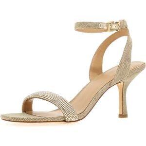 Michael Kors Kvinnors Carrie Sandal, 39,5 EU, Pale Gold, 39.5 EU Michael Kors Kvinnors Carrie Sandal, 39,5 EU, Pale Gold, 39.5 EU