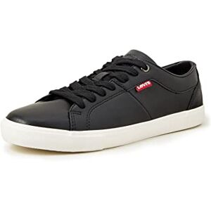 Levi's Woods W-sneakers för kvinnor, Normal svart, 41 EU Levi's Woods W-sneakers för kvinnor, Normal svart, 41 EU