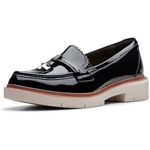Clarks dam Westlynn Bella Loafer, Svart patent syntetisk, 35.5 EU Clarks dam Westlynn Bella Loafer, Svart patent syntetisk, 35.5 EU
