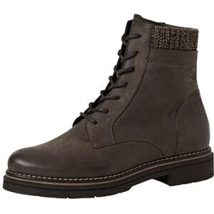 Tamaris Damen Spets Boot Flat 1-25145-45 Stövla, Lera, 36 EU, lera, 36 EU Tamaris Damen Spets Boot Flat 1-25145-45 Stövla, Lera, 36 EU, lera, 36 EU