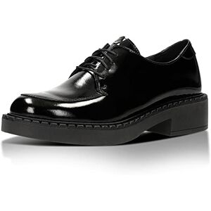 WOJAS – dam Brogues I snörning I lackläder med slät yta I traditionellt snitt I avslappnad stil I sulhöjd 2,5 cm – 4,5 cm I 46187-31 – svart, svart, 37 EU WOJAS – dam Brogues I snörning I lackläder med slät yta I traditionellt snitt I avslappnad stil I sulhöjd 2,5 cm – 4,5 cm I 46187-31 – svart, svart, 37 EU