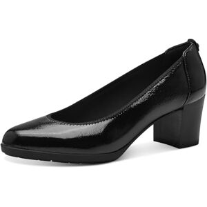 Tamaris dampumps läder trattklack, Svart patent, 40 EU Tamaris dampumps läder trattklack, Svart patent, 40 EU