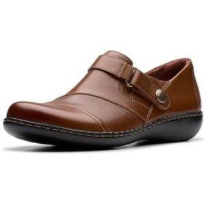 Clarks kvinnors Ashland Gem Loafer, Gulbrunt läder, 35.5 EU Clarks kvinnors Ashland Gem Loafer, Gulbrunt läder, 35.5 EU