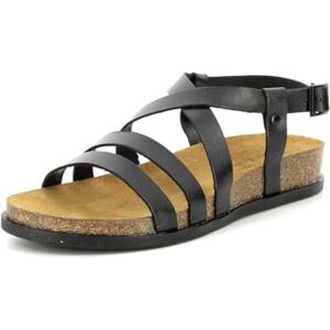 Kickers Alice, platt sandal för dam, svart, 37 EU, svart, 37 EU Kickers Alice, platt sandal för dam, svart, 37 EU, svart, 37 EU