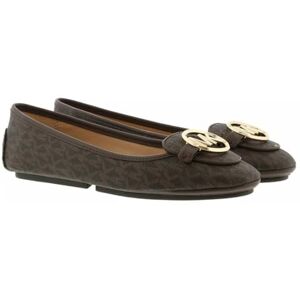 Michael Kors Lillie Moc Heeled damskor, Brun, 38.5 EU Michael Kors Lillie Moc Heeled damskor, Brun, 38.5 EU