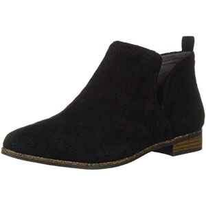 Dr. Scholl's Shoes Rate, ankelstövlar för damer, Mikrofiber svart perforerad mocka, 38.5 EU Bred Dr. Scholl's Shoes Rate, ankelstövlar för damer, Mikrofiber svart perforerad mocka, 38.5 EU Bred