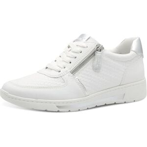 Jana dam Vegan komfort sneakers, vit/silver, 36 EU, Vitt silver, 36 EU Jana dam Vegan komfort sneakers, vit/silver, 36 EU, Vitt silver, 36 EU