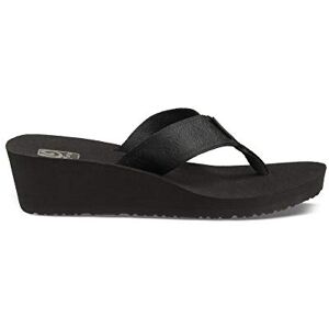 Teva kvinnors Mush Kil 2-wmush Mandalyn Keilabsatz 2-w flip flop, Motiv svart, 38 EU Teva kvinnors Mush Kil 2-wmush Mandalyn Keilabsatz 2-w flip flop, Motiv svart, 38 EU