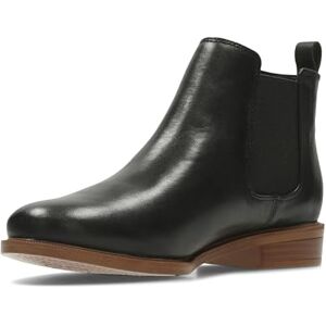 Clarks Taylor Shine dam Chelsea Stövlar, Svart svart läder, 39.5 EU Clarks Taylor Shine dam Chelsea Stövlar, Svart svart läder, 39.5 EU