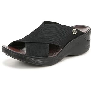 LifeStride BZees kvinnors önskan sandal, Black Stretch Fabric 4 UK Wide LifeStride BZees kvinnors önskan sandal, Black Stretch Fabric 4 UK Wide