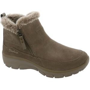 Skechers dam lättgående – cool dragkedja ankelstövel, Taupe mocka, 38 EU Skechers dam lättgående – cool dragkedja ankelstövel, Taupe mocka, 38 EU