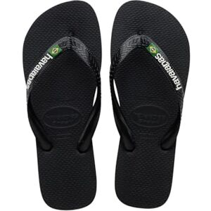 Havaianas unisex Brasil-logo, zwart Havaianas unisex Brasil-logo, zwart