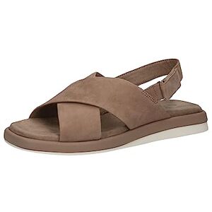 CAPRICE 9-9-28102-20, platta sandaler dam, Cement mocka, 39 EU CAPRICE 9-9-28102-20, platta sandaler dam, Cement mocka, 39 EU