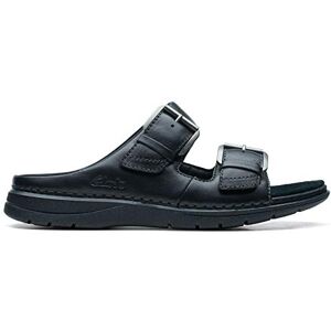 Clarks Herr Nature Vibe Sandal, Svart läder, 44.5 EU Clarks Herr Nature Vibe Sandal, Svart läder, 44.5 EU