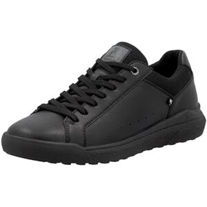 Rieker Herr Low Sneaker svart läder-textilblandning, svart, 43 EU Rieker Herr Low Sneaker svart läder-textilblandning, svart, 43 EU