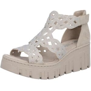 Rieker dam 68052 kil sandaler, beige, 7,5 UK Rieker dam 68052 kil sandaler, beige, 7,5 UK