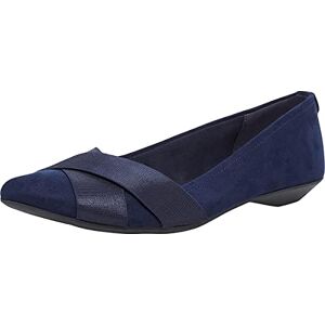 Anne Klein Damer Oalise platt, marinblå platt tofflor, Tyg i mörkmarinblått 39.5 EU Anne Klein Damer Oalise platt, marinblå platt tofflor, Tyg i mörkmarinblått 39.5 EU