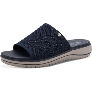 Jana Dam COSHY Mule Flat 8-27264-46 platta sandaler, marinblå, 37 EU Jana Dam COSHY Mule Flat 8-27264-46 platta sandaler, marinblå, 37 EU