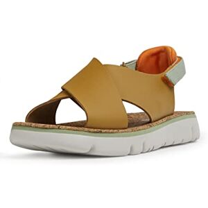 Camper Oruga K200157 platt sandal för kvinnor, Brun, 36 EU Camper Oruga K200157 platt sandal för kvinnor, Brun, 36 EU