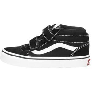Vans Unisex barn Ward Mid V-sneakers, Mocka canvas svart vit, 34 EU Vans Unisex barn Ward Mid V-sneakers, Mocka canvas svart vit, 34 EU