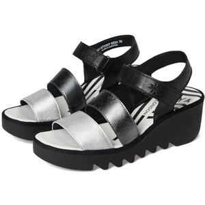 Fly London kvinnors BEXY575FLY Sandal, Silver/Grafit/Svart, 9 UK, Silver grafit svart, 9 UK Fly London kvinnors BEXY575FLY Sandal, Silver/Grafit/Svart, 9 UK, Silver grafit svart, 9 UK