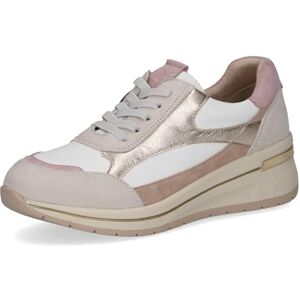 CAPRICE dam 9-23701-46 sneakers, vit/LT guld, 38 EU bred CAPRICE dam 9-23701-46 sneakers, vit/LT guld, 38 EU bred