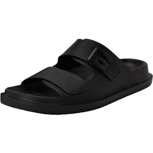GUESS Vugon Sandal för män, Svart saffiano textur 002, 43 EU GUESS Vugon Sandal för män, Svart saffiano textur 002, 43 EU