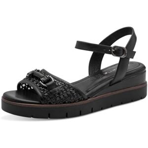 Tamaris Damen 1-28215-46 kil sandal, svart, 6 UK Tamaris Damen 1-28215-46 kil sandal, svart, 6 UK