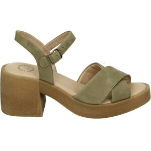 Ca'Shott A/S Dam Casemily Cross nubuck Heeled Sandal, oliv, 38 EU, OLIV, 38 EU Ca'Shott A/S Dam Casemily Cross nubuck Heeled Sandal, oliv, 38 EU, OLIV, 38 EU