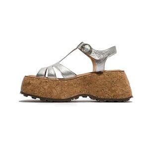 Fly London kvinnors COIL275FLY Sandal, Silver, 5 UK, SILVER, 5 UK Fly London kvinnors COIL275FLY Sandal, Silver, 5 UK, SILVER, 5 UK