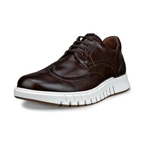 ECCO Gruuuv Studio Wingtip Sneaker för män, Kakao brun mocka, 9/9.5 UK ECCO Gruuuv Studio Wingtip Sneaker för män, Kakao brun mocka, 9/9.5 UK