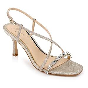 Jewel Badgley Mischka Dam Alexis sandaler med klack, ljus guld, 39.5 EU Jewel Badgley Mischka Dam Alexis sandaler med klack, ljus guld, 39.5 EU