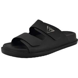 GUESS Herrsandal, Black Saffiano-textur 001, 41 EU GUESS Herrsandal, Black Saffiano-textur 001, 41 EU