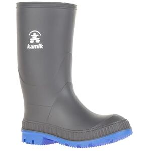 Kamik Unisex barn Stomp gummistövlar, Gråkol blå Cib, 30 EU Kamik Unisex barn Stomp gummistövlar, Gråkol blå Cib, 30 EU
