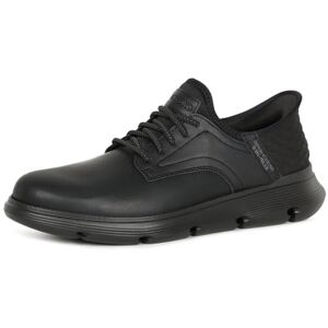 Skechers Men's Garza-Gervin Slip-in Moccasin, Black, 12 Skechers Men's Garza-Gervin Slip-in Moccasin, Black, 12