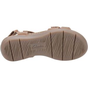Clarks April Cove Womens Dark Tan Lea, 5 Clarks April Cove Womens Dark Tan Lea, 5