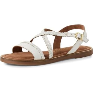 MARCO TOZZI Damer 2–28144-44 sandal, Vit, 40 EU MARCO TOZZI Damer 2–28144-44 sandal, Vit, 40 EU
