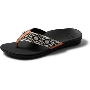 REEF Dam Ortho-Bounce Woven Flipflop, Svartvit, 35 EU REEF Dam Ortho-Bounce Woven Flipflop, Svartvit, 35 EU