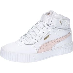 PUMA Dam Carina 2.0 Mid Sneaker, vit frosty rosa guld, 39 EU PUMA Dam Carina 2.0 Mid Sneaker, vit frosty rosa guld, 39 EU