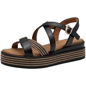 MARCO TOZZI Damer 2–28705-44 sandal, svart, 41 EU MARCO TOZZI Damer 2–28705-44 sandal, svart, 41 EU