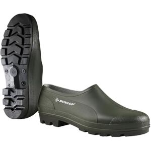 Dunlop Tvåfärgad gummisko, grön/svart, 9 Dunlop Tvåfärgad gummisko, grön/svart, 9