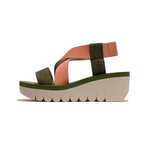 Fly London kvinnors YABI922FLY Sandal, Army Green/Tea Rose/Army Green, 9 UK, Armégrönt te ros armégrön, 9 UK Fly London kvinnors YABI922FLY Sandal, Army Green/Tea Rose/Army Green, 9 UK, Armégrönt te ros armégrön, 9 UK