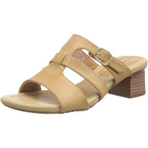 Clarks Dam Desirae Palm Slide Sandal, Light Tan Lea, 39,5 EU, Ljusbrun Lea, 39.5 EU Clarks Dam Desirae Palm Slide Sandal, Light Tan Lea, 39,5 EU, Ljusbrun Lea, 39.5 EU