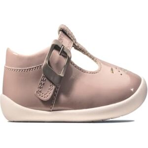 Clarks Roamer Star Läderskor för småbarn i rosa patent standard passform storlek 5½, Rosa Clarks Roamer Star Läderskor för småbarn i rosa patent standard passform storlek 5½, Rosa
