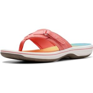Clarks kvinnors bris hav flip-flop, Flerfärgat syntetiskt material, 36 EU Clarks kvinnors bris hav flip-flop, Flerfärgat syntetiskt material, 36 EU