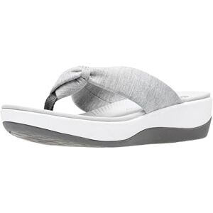 Clarks Arla Glison flip-flop, dam, Grå ljung tyg, 43 EU Clarks Arla Glison flip-flop, dam, Grå ljung tyg, 43 EU