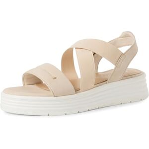 MARCO TOZZI Damer 2–28707-44 sandal, Beige, 38 EU MARCO TOZZI Damer 2–28707-44 sandal, Beige, 38 EU