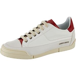 Candice Cooper Ghibli-sneakers i mocka och buffrat läder, White Cream Red, 41 EU Candice Cooper Ghibli-sneakers i mocka och buffrat läder, White Cream Red, 41 EU