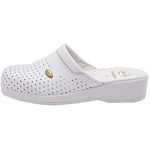 Scholl Clog Backguard, sanitära träskor dam, Bianco, 45 EU Scholl Clog Backguard, sanitära träskor dam, Bianco, 45 EU