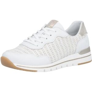 Remonte Rieker R6717, låga sneakers för kvinnor, vit, 38 EU Remonte Rieker R6717, låga sneakers för kvinnor, vit, 38 EU